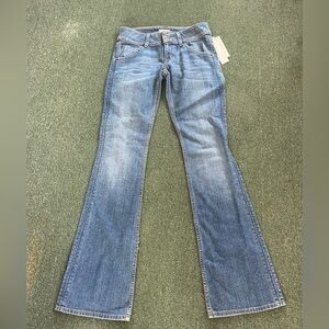 New Hudson Women’s Sz 27 Jeans blue Denim Classic cotton stretch bling pockets